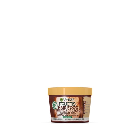 Garnier Fructis Hair Food Manteca de Cacao Mascarilla Rizos Nutridos 390 ml