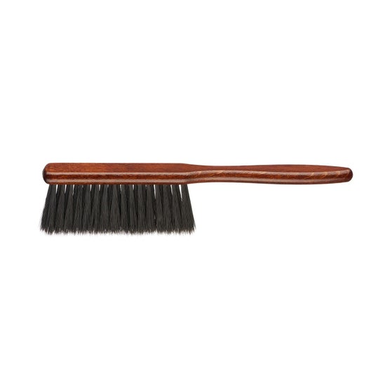 Eurostil Collo Barber Brush Collo Barber Brush manico in legno lucidato