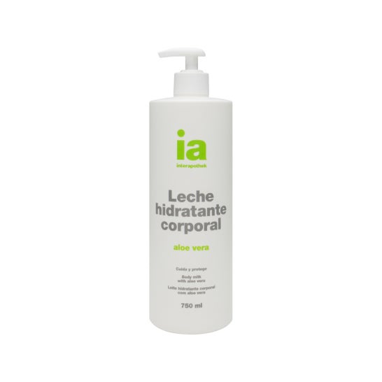 Interapothek leche hidratante corporal aloe vera 750ml
