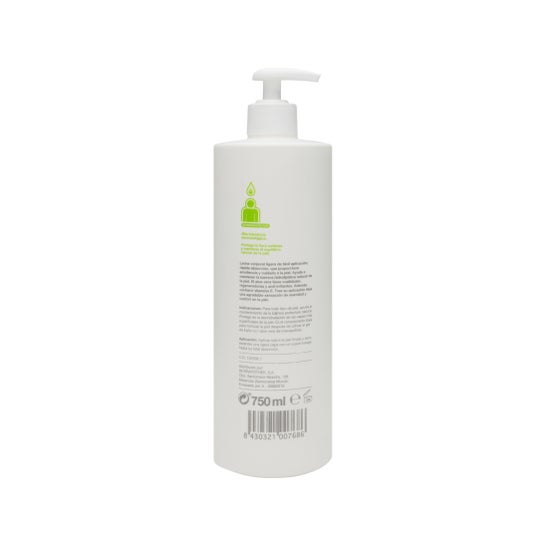 Interapothek leche hidratante corporal aloe vera 750ml