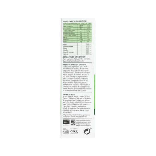 Pranarôm Aromaforce Cápsulas Defensas Naturales BIO 30uds