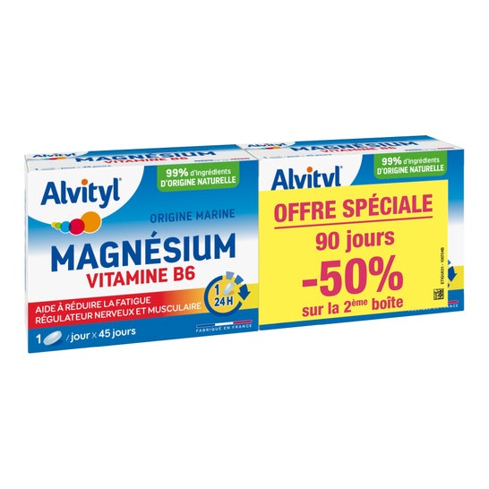 Alvityl Magnesio Vitamina B6 2X45pcs
