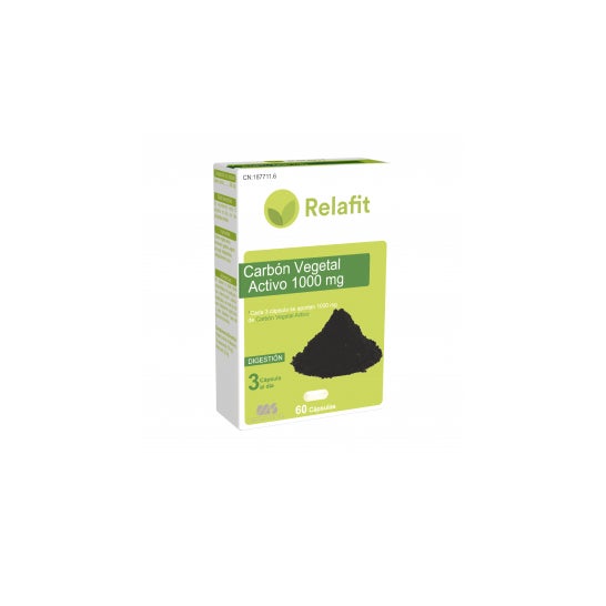 Relafit Carbón Vegetal Activo Forte 1000 Mg