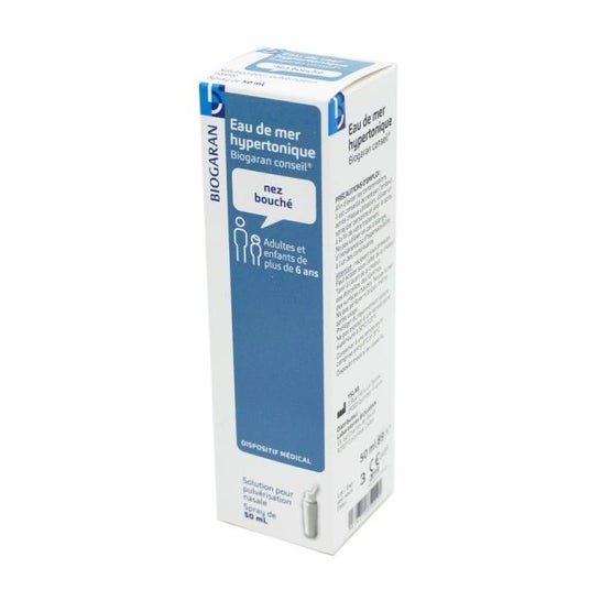 Eau de Mer BIOGARAN Spray 50 ml - Pharma-Médicaments.com