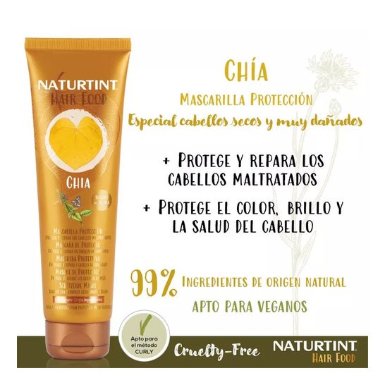 Naturtint Mascarilla Hair Food Chía 150ml Naturtint Mascarilla Hair Food Chía 150ml