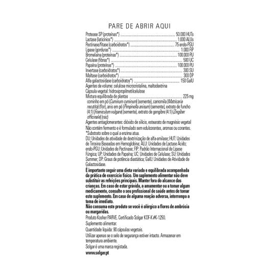Solgar Advanced Multi-Enzymes Complex 90vcaps