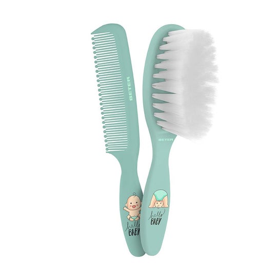 Beter comb and soft baby brush 2 uts