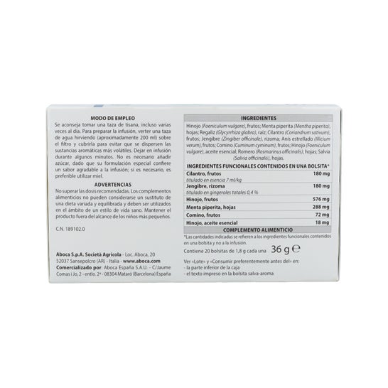 Aboca Coligas Fast Tisana 20uds