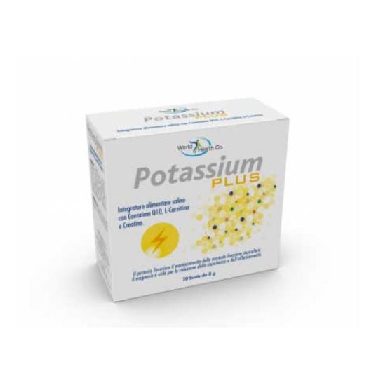 World Health Co Potassium Plus 20 Sobres