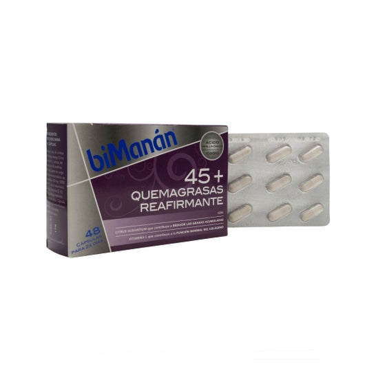 biManán® 45+ Quemagasas Reafirmante 48cáps