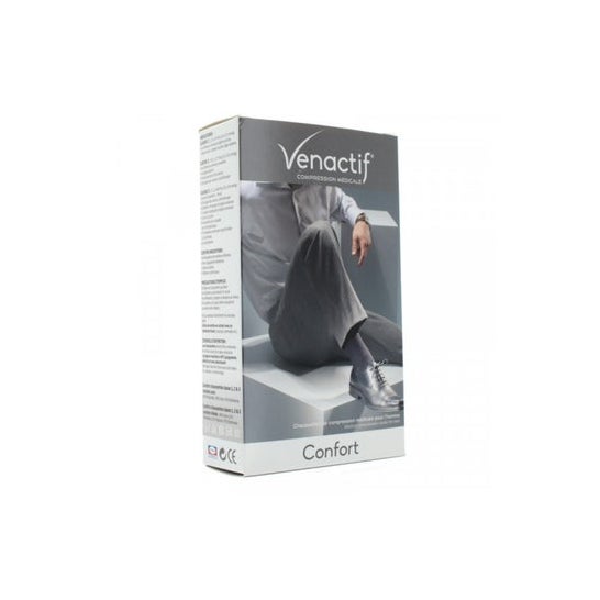 Venactif 2 Comfort Socks til mænd Navy L2 1 par