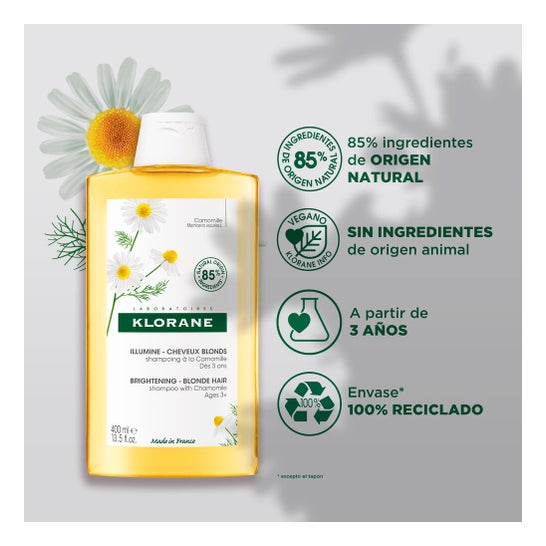 Klorane Champú a la Camomila 400ml