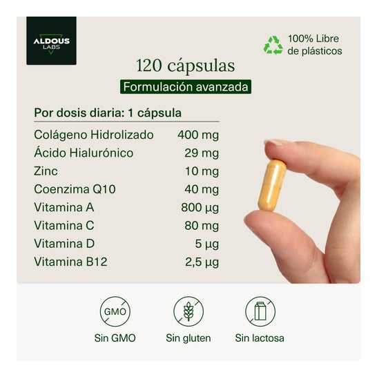 Aldous Labs Colágeno 120 caps