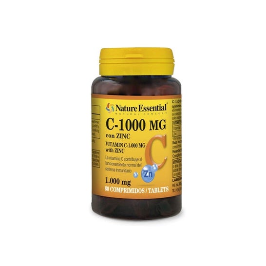 Nature Essential Vitamina C 1000mg + Zinc 120caps