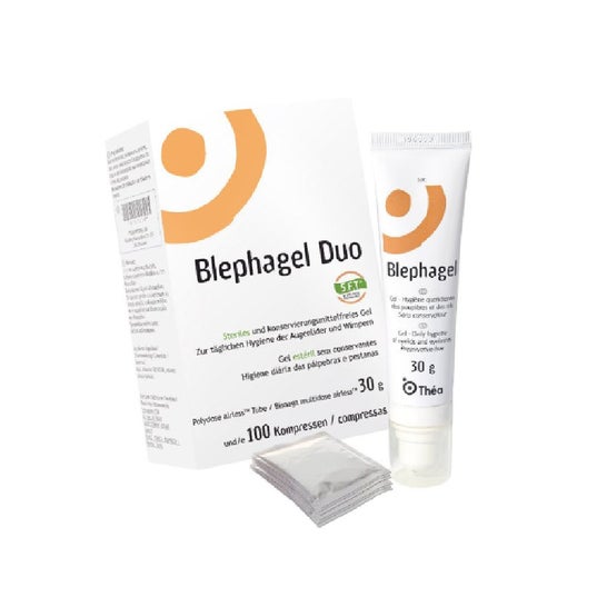 Thea Kit Blephagel Duo Compressa + Gel Pálpebras 40g Thea Kit Blephagel Duo Compressa + Gel Pálpebras 40g