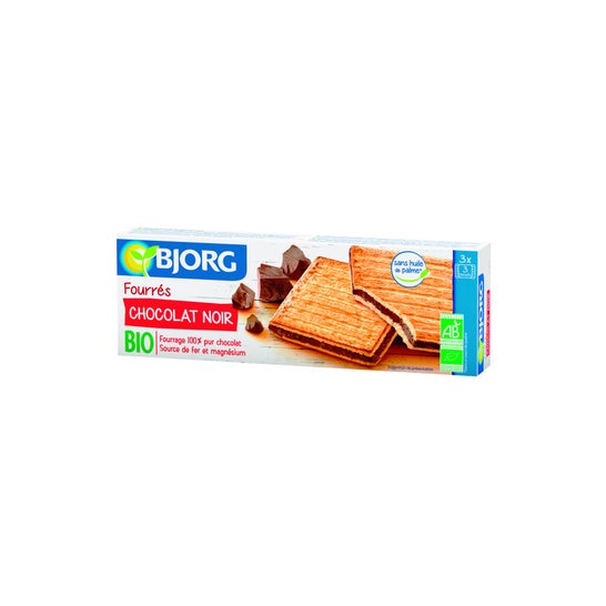 Biscotti ripieni di cioccolato biologico Bjorg 150g