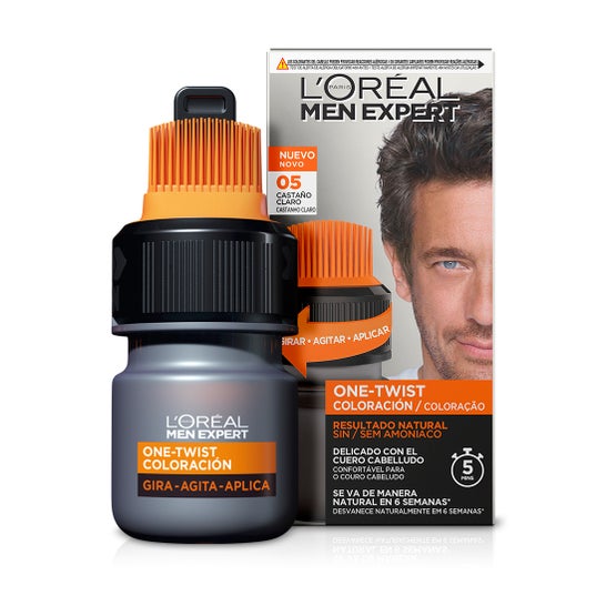 L'Oréal Men Expert One Twist Hair Color 5 Castaño 1ud