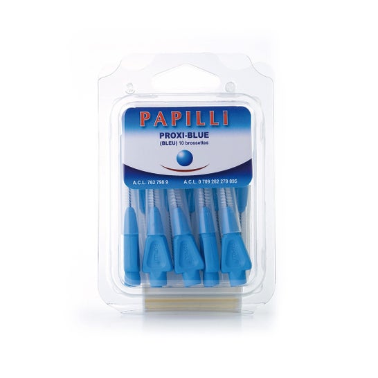 Papilli Clippee Proxi Blue Interdental Brushes 10 pieces