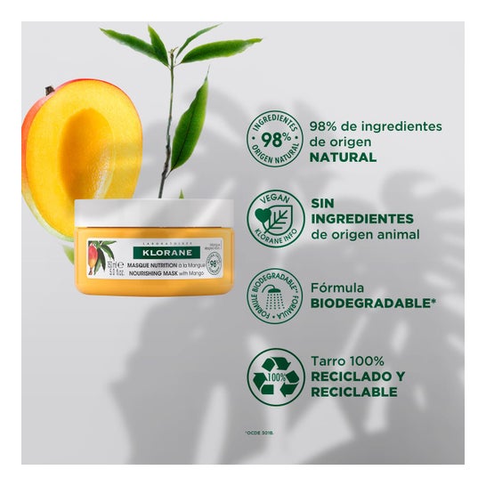 Klorane Mascarilla al Mango 150 ml
