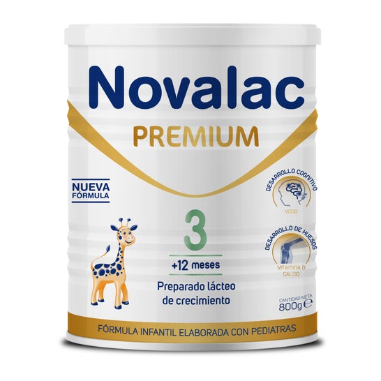 Novalac premium 2 800g + REGALOS (1 PORTA GEL + 1 SUJETA)