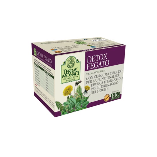Terrae Monks Detox Liver Herbal Tea 20 Filters