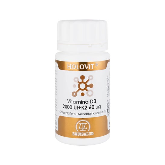 Holovit Vitamina D3 2.000UI + K2 60µg 50caps