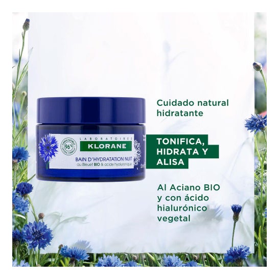 Klorane Baño de Hidratación Noche Aciano 50 ml