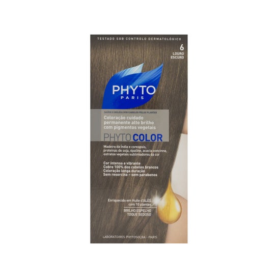 Phyto tinte color 6 rubio oscuro 1 ud