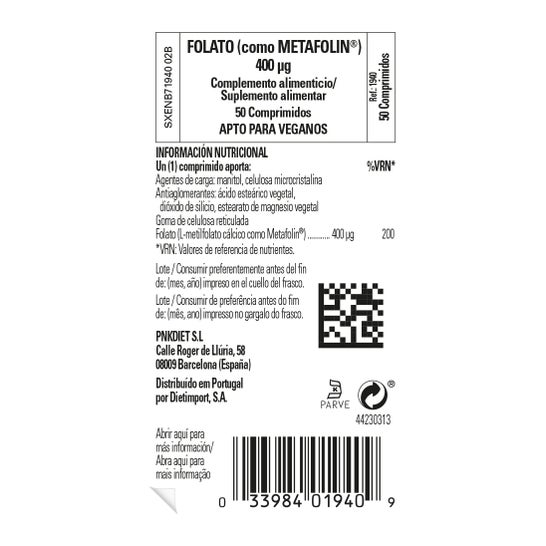 Solgar Vita Metafolic con Metafolin 50 tavolette