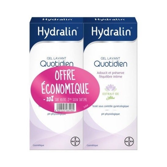 Hydralin Quotidien Gel Lavant 2x200ml