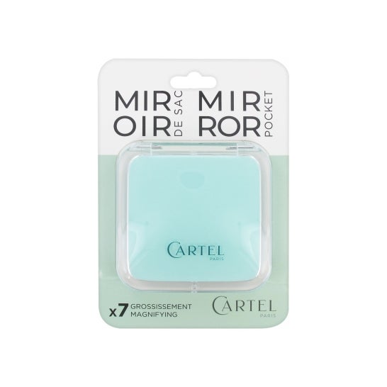 Vitry Cartel Bag Mirror Square Green 8.5cm x7 1 Unit