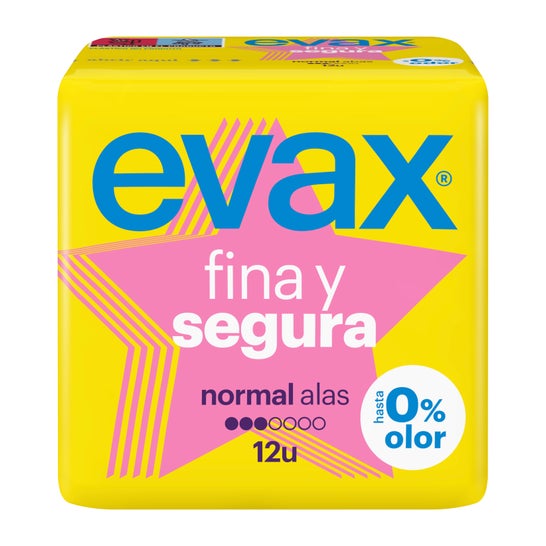 Evax Compresas Higienicas Femeninas Fina Y Segura Normal Con Ala