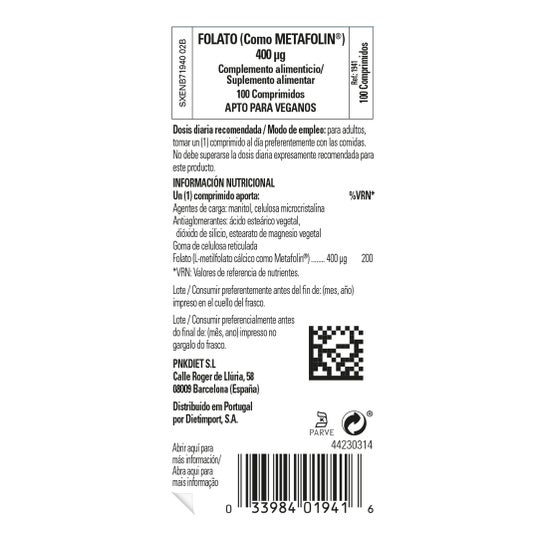 Solgar Folsäure Folsäure Folsäure 400mcg 100