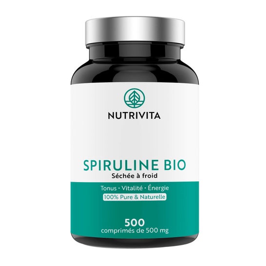 Nutrivita Spirulina - 500 capsules van 500 mg - 500 capsules van 500 mg