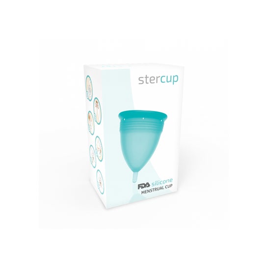 Stercup Menstrual Cup Silicone T-L Aquamarine 1pc