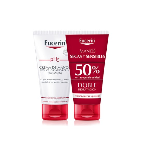 Eucerin® Sensitive Skin Handcreme 2x75ml