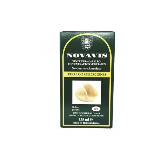 Novavis Platinum Blonde Hair Color 10N 135ml