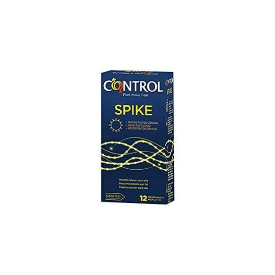 Control Spike Preservativos Puntos Conicos 12uds