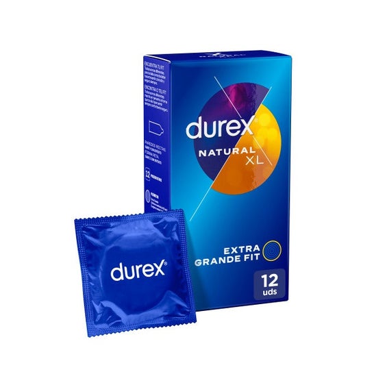 Durex™ Natural Plus XL Easy-On preservativi 12pz