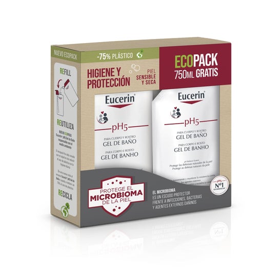 Eucerin pH5 Ecopack Gel de Ducha 1L+750ml