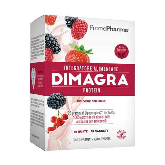 Dimagra Protein Rote Frucht 10Bust