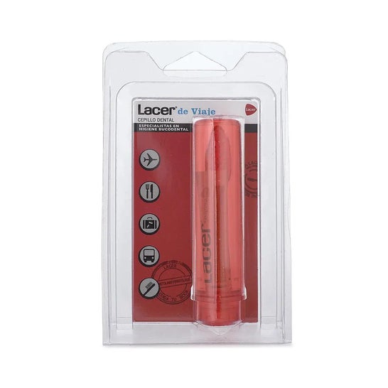 Lacer Cepillo Dental de Viaje 1ud + Pasta Dentífrica 5ml Lacer Cepillo Dental de Viaje 1ud + Pasta Dentífrica 5ml