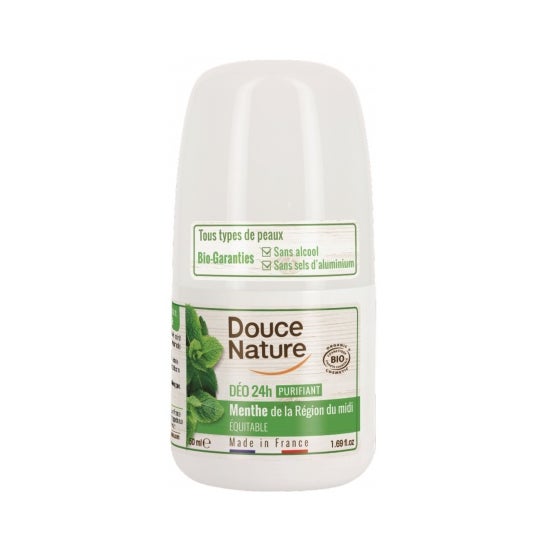 Douce Nature Deodorant Minze Bio Rollon 50ml