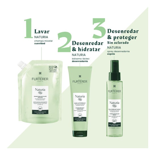 René Furterer Naturia Champú Micelar Suave Recarga 400 ml