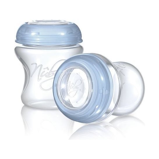 Nuby Silicone Containers with Lid 2x240ml