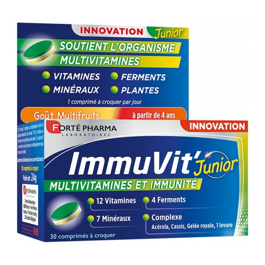 Forté Pharma ImmuVit' Junior Multivitamines et Immunité 30comp