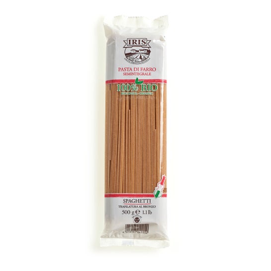 Iris Spaghetti Halb-Vollkorn Dinkel 500g