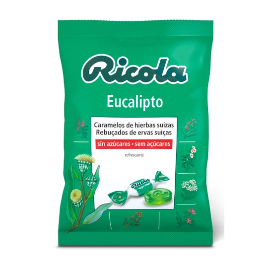 Ricola eucalipto caramelle senza zucchero 70g