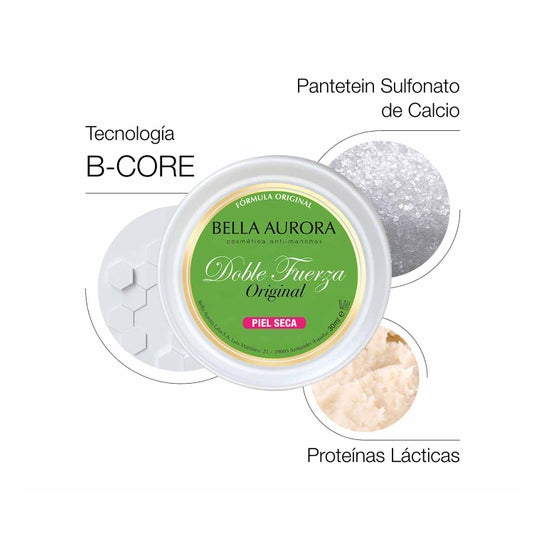 Bella Aurora Doble Fuerza Crema Anti-Manchas Piel Seca 30ml