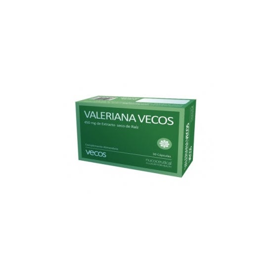 Vecos Nucoceutical Valeriana 30 Cápsulas Vecos Nucoceutical,